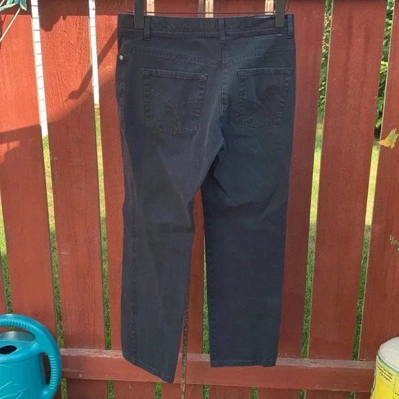 Olsen “Lisa” Navy Blue Midrise Jeans with Stretch, Mid weight - Picture 3 of 6